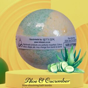 Aloe & Cucumber – Luxury slow release bath bomb