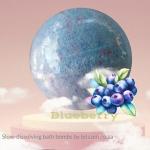 Blueberry – Luxury slow release bath bomb