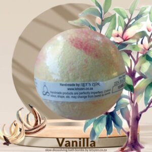 Vanilla – Luxury slow release bath bomb