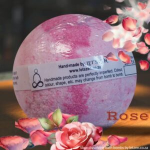 Rose- Luxury slow release bath bomb