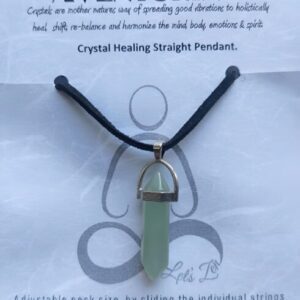 Crystal Healing Straight Pendant – AVENTURINE