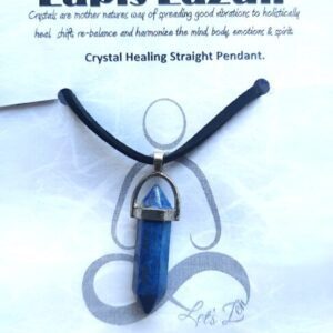 Crystal Healing Straight Pendant – LAPIS LAZULI